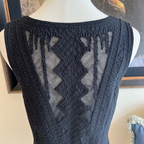 Like New Kobi Halperin Black Embroidered Tank Size S - Picture 5 of 6